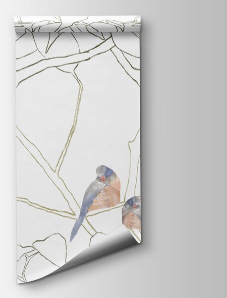 Fototapeta Pták na větvi, Přírodní fototapety, Populární fototapety, t00605 - Tapeko.co.cz