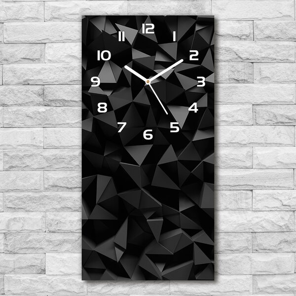 Nástěnné skleněné hodiny Abstrakce 3D pl_zsp_30x60_f_72900268