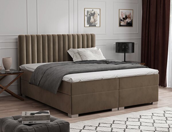 MD Kontinentální Boxspring postel VELA 120x200 výběr z barev KRONOS_07