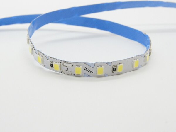 LED pásek OHEBNÝ 6mm 7,2W/m, 24V, IP20, 120LED/m, SMD2835, 6500K