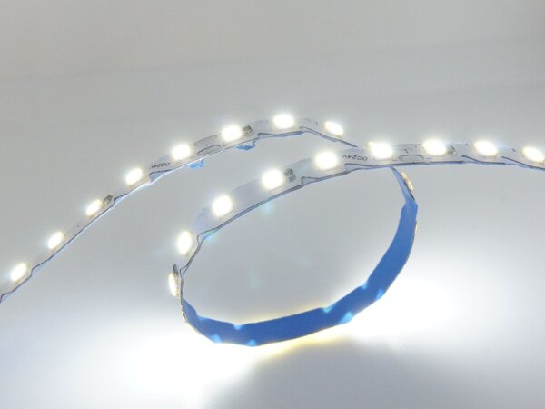 LED pásek OHEBNÝ 6mm 7,2W/m, 24V, IP20, 120LED/m, SMD2835, 6500K