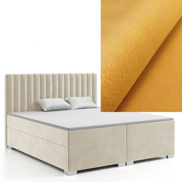 MD Kontinentální Boxspring postel VELA 120x200 výběr z barev MANILA_32