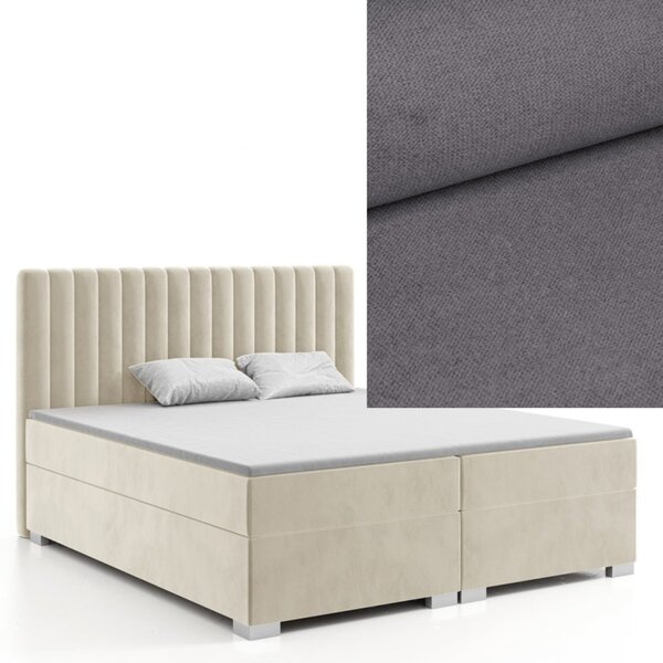 MD Kontinentální Boxspring postel VELA 120x200 výběr z barev KRONOS_22