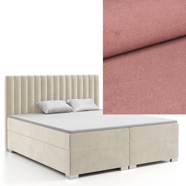 MD Kontinentální Boxspring postel VELA 120x200 výběr z barev KRONOS_29