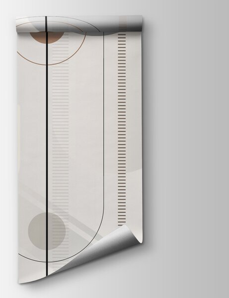 Fototapeta Abstraktní geometrické tvary v jemných tónech, Geometrické 3D fototapety, Populární fototapety, u95379 - Tapeko.co.cz