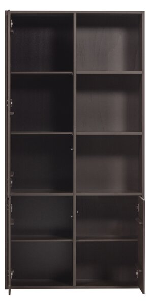 WOOOD Hnědá dřevěná modulární skříň Meggy 215 x 108 cm, levá