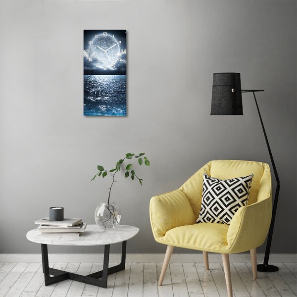 Nástěnné hodiny tiché Měsíc v úplňku pl_zsp_30x60_f_78125119