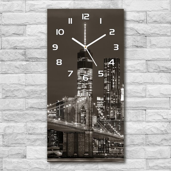 Nástěnné hodiny Manhattan New York pl_zsp_30x60_f_80217488