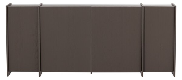 WOOOD Hnědá dřevěná komoda Brock 200 x 44 cm