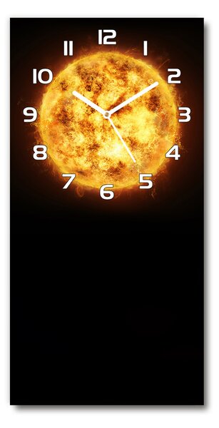 Moderní hodiny nástěnné Slunce pl_zsp_30x60_f_80685077