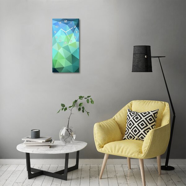 Nástěnné skleněné hodiny Abstrakce pozadí pl_zsp_30x60_f_80689958