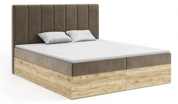 MD Kontinentální Boxspring postel SUMATRA 120x200 výběr z barev KRONOS_02