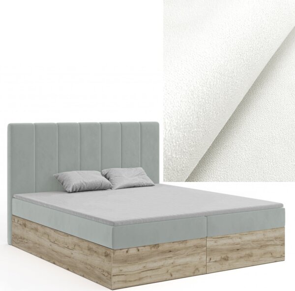 MD Kontinentální Boxspring postel SUMATRA 140x200 výběr z barev MANILA_00