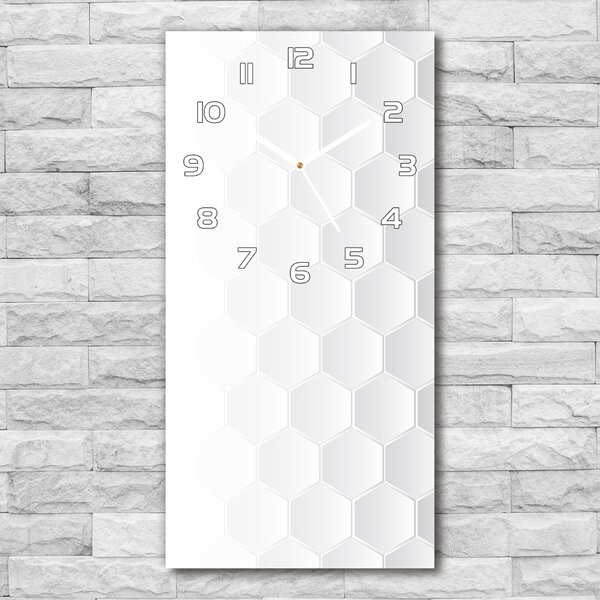 Nástěnné hodiny tiché Geometrické pozadí pl_zsp_30x60_f_81727456