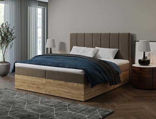 MD Kontinentální Boxspring postel SUMATRA 120x200 výběr z barev KRONOS_02