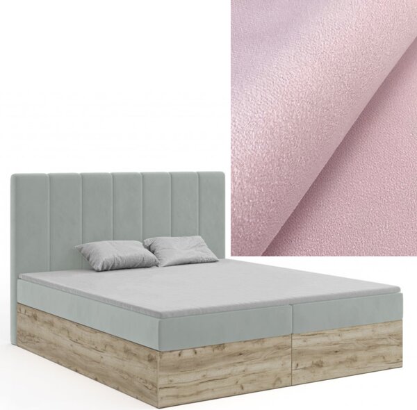 MD Kontinentální Boxspring postel SUMATRA 140x200 výběr z barev MANILA_09