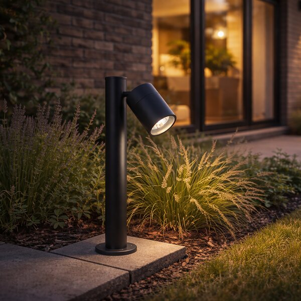 Venkovní lampa černá 45 cm AR70 nastavitelná IP44 - Solo