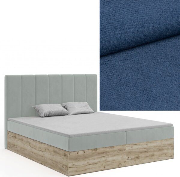 MD Kontinentální Boxspring postel SUMATRA 140x200 výběr z barev KRONOS_05