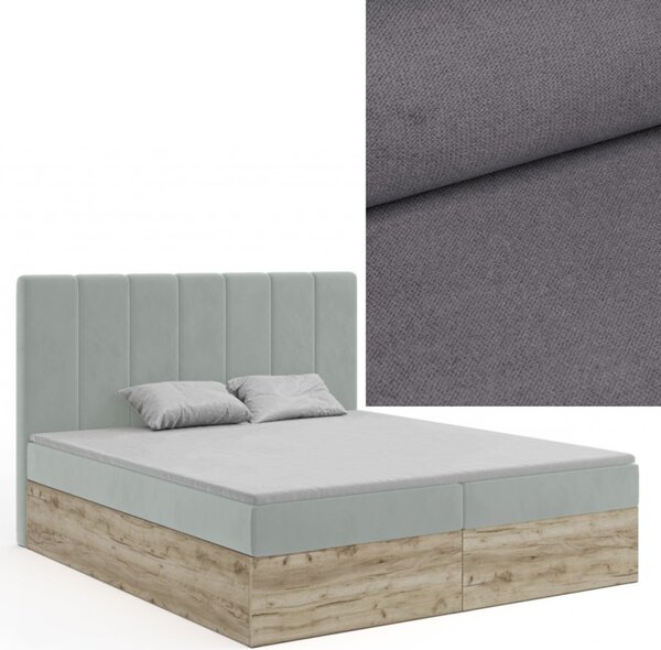 MD Kontinentální Boxspring postel SUMATRA 140x200 výběr z barev KRONOS_22
