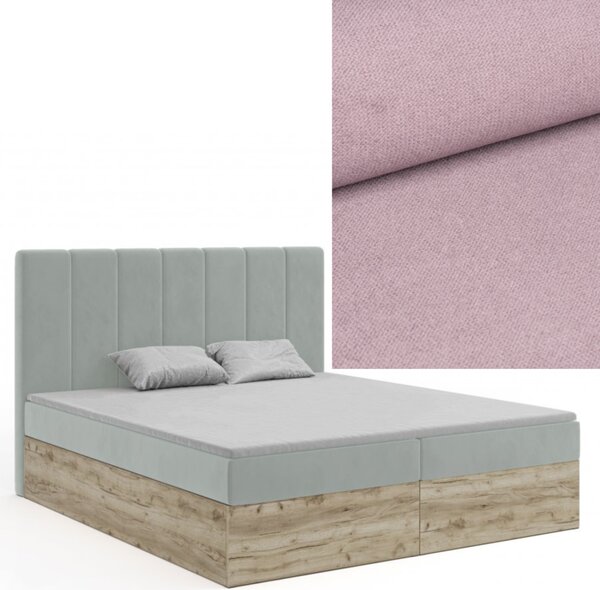 MD Kontinentální Boxspring postel SUMATRA 140x200 výběr z barev KRONOS_27