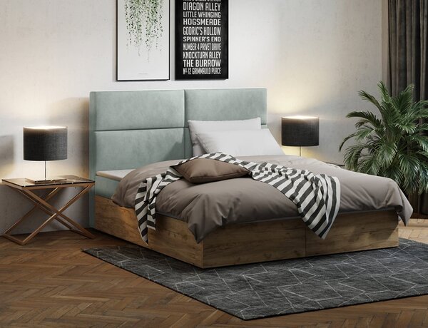 MD Kontinentální Boxspring postel NAOMI 140x200 výběr z barev KRONOS_31