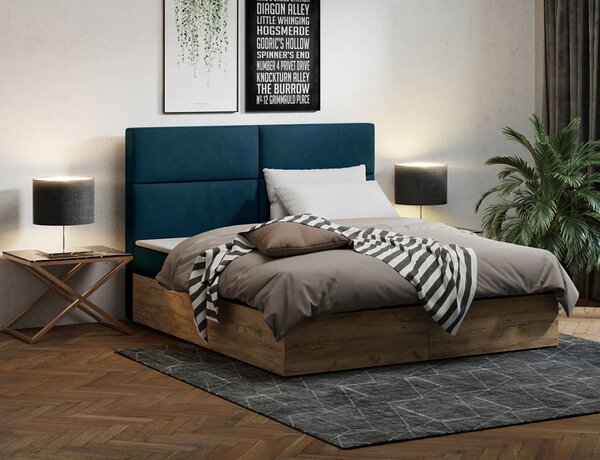 MD Kontinentální Boxspring postel NAOMI 140x200 výběr z barev KRONOS_31
