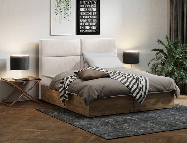 MD Kontinentální Boxspring postel NAOMI 140x200 výběr z barev KRONOS_31