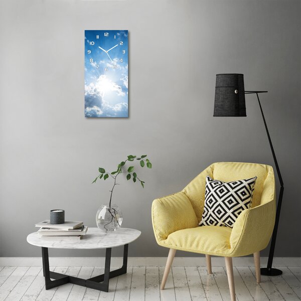 Nástěnné hodiny tiché Mraky na nebi pl_zsp_30x60_f_85315941