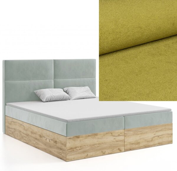 MD Kontinentální Boxspring postel NAOMI 140x200 výběr z barev KRONOS_17