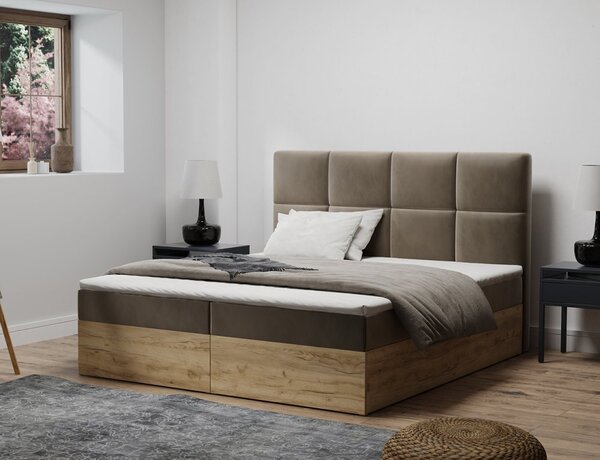 MD Kontinentální Boxspring postel MADISON 120x200 výběr z barev MANILA_26