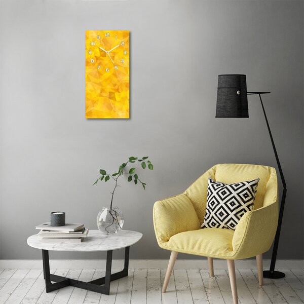 Nástěnné hodiny Abstrakce trojúhelníky pl_zsp_30x60_f_89631847