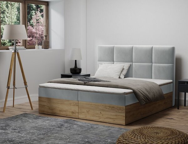 MD Kontinentální Boxspring postel MADISON 120x200 výběr z barev MANILA_26