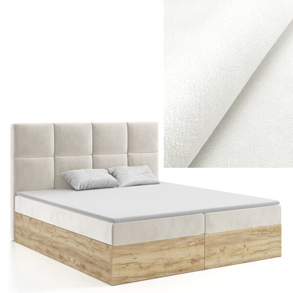 MD Kontinentální Boxspring postel MADISON 140x200 výběr z barev MANILA_00