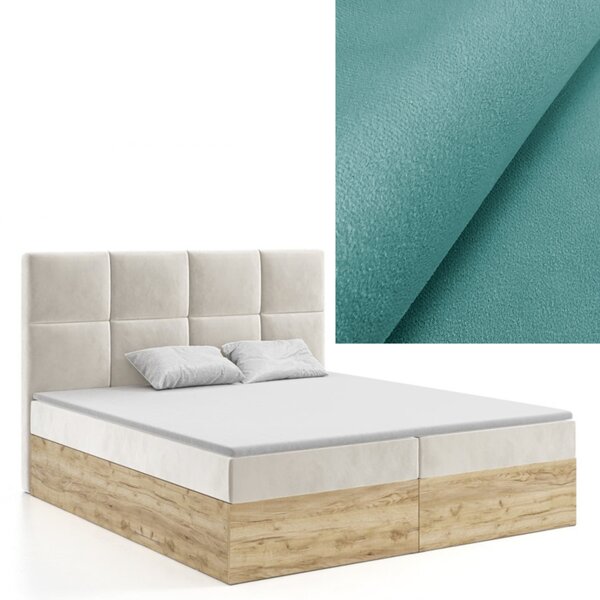 MD Kontinentální Boxspring postel MADISON 120x200 výběr z barev MANILA_12
