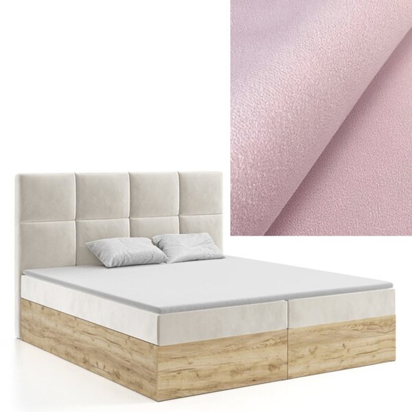 MD Kontinentální Boxspring postel MADISON 140x200 výběr z barev MANILA_09