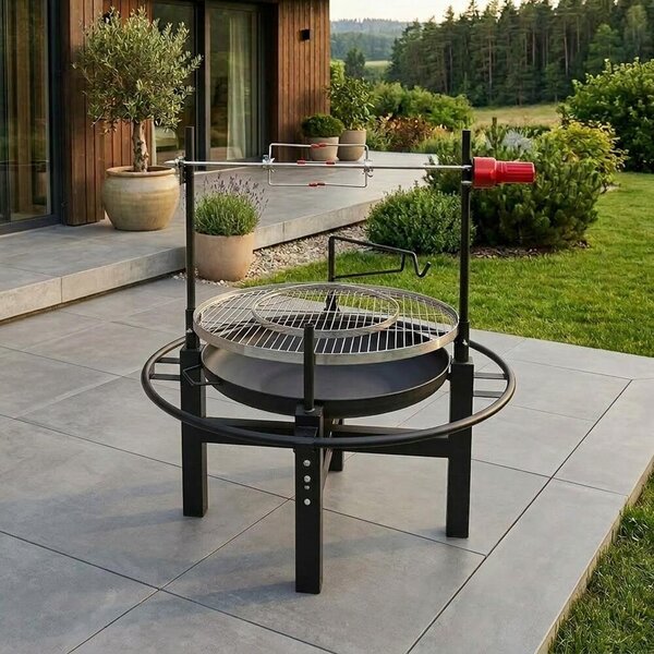 Avenberg Multifunkční ohniště + gril s el. jehlou Kentucky
