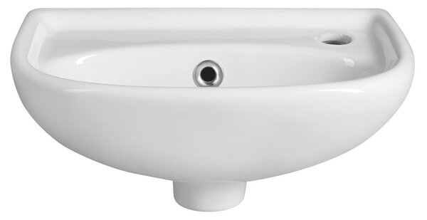 Aqualine Aqualine, Keramické umyvadlo 40x25 cm, bílá, 4000
