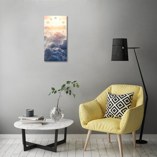 Nástěnné hodiny tiché Let nad mraky pl_zsp_30x60_f_92314330