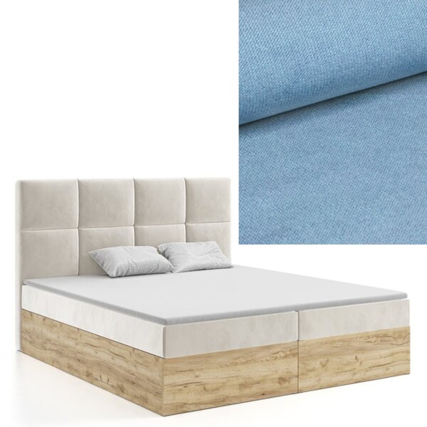 MD Kontinentální Boxspring postel MADISON 120x200 výběr z barev KRONOS_31