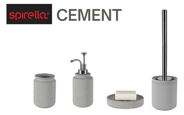Spirella mýdlenka CEMENT, šedá, cement