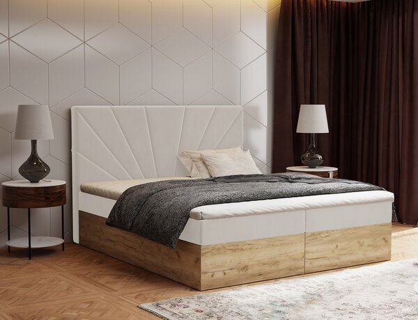 MD Kontinentální Boxspring postel FLORENCE 140x200 výběr z barev MANILA_04