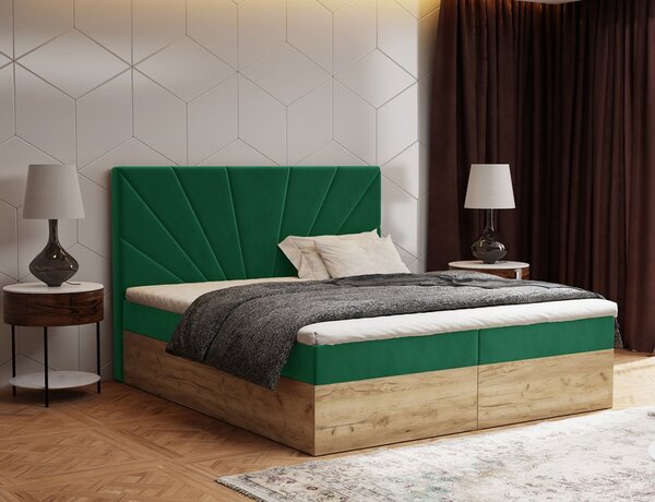 MD Kontinentální Boxspring postel FLORENCE 140x200 výběr z barev MANILA_04