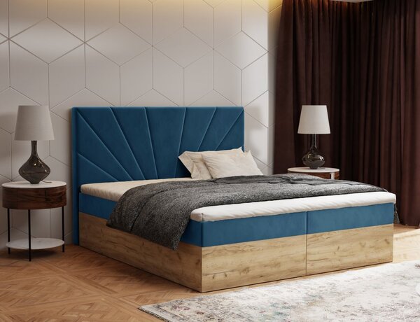 MD Kontinentální Boxspring postel FLORENCE 140x200 výběr z barev MANILA_04