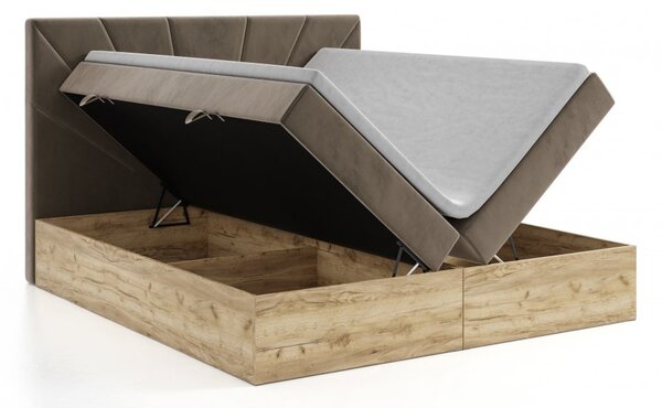 MD Kontinentální Boxspring postel FLORENCE 140x200 výběr z barev MANILA_04