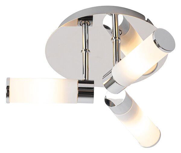 Moderní koupelnové stropní svítidlo chrom 3-světlo IP44 - Van