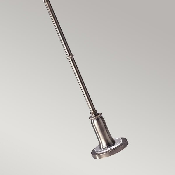 Feiss FE-STATEROOM-FL-AN - Stojací lampa STATEROOM 2xE27/60W/230V stříbrná