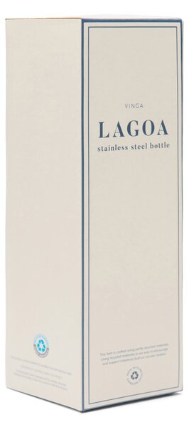 Nerezová termoláhev Lagoa, 600ml, Vinga, tmavě modrá