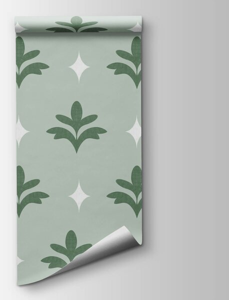 Fototapeta Elegantní botanický vzor v jemných odstínech, Fototapety s listy, Populární fototapety, t00656 - Tapeko.co.cz