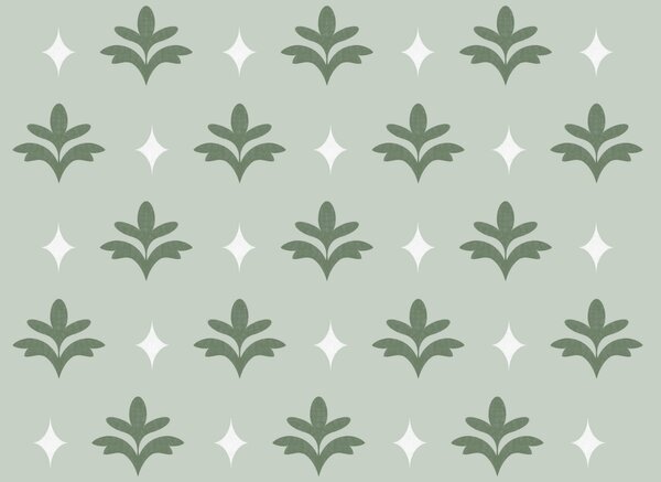 Fototapeta Elegantní botanický vzor v jemných odstínech, Fototapety s listy, Populární fototapety, t00656 - Tapeko.co.cz