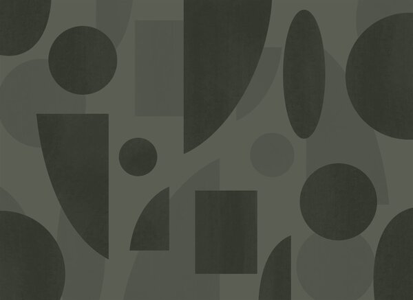 Fototapeta Šedé a černé geometrické tvary, Abstraktní fototapety, Populární fototapety, t00662 - Tapeko.co.cz